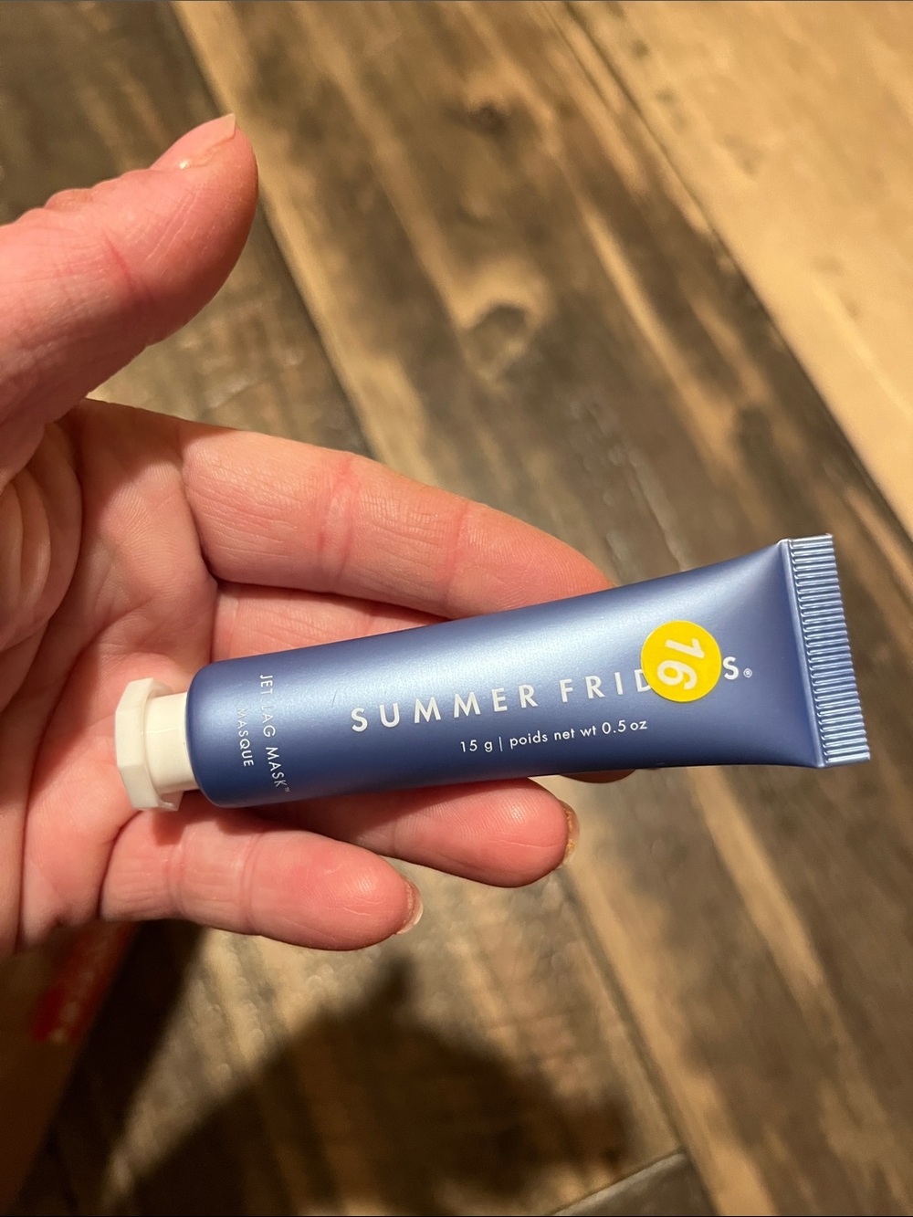 Summer Fridays Jet Lag Mask - Blue Tube with Yellow Accent